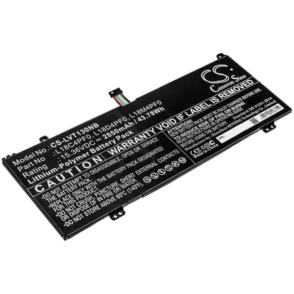 15.36V, 2850mAh, Li-Polymer Battery fits Lenovo, Thinkbook 13s, Thinkbook 13s-20r9005fsb, 43.776Wh