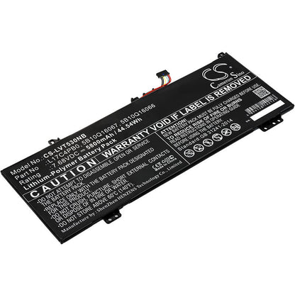 7.68V, 5800mAh, Li-Polymer Battery fits Lenovo, 530s-14ikb-type 81eu-81eu00exh, Air 14, 44.544Wh