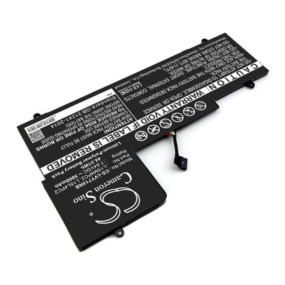 7.64V, 5800mAh, Li-Polymer Battery fits Lenovo, Yoga 710 15", Yoga 710-14, 44.312Wh