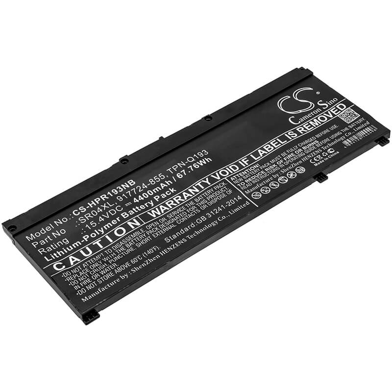 15.4V, 4400mAh, Li-Polymer Battery fits Hp, 15-ce007la, 15-ce510tx, 67.76Wh