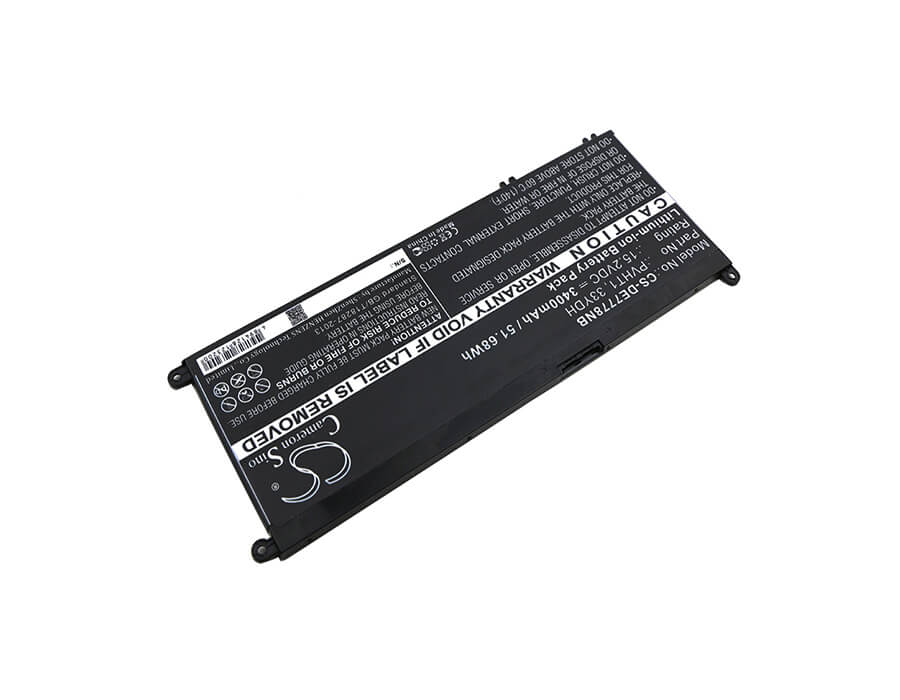 15.2V, 3400mAh, Li-ion Battery fits Dell, Dncwscb6106b, G3 15, 51.68Wh
