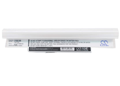 White, 11.1V, 5200mAh, Li-ion Battery fits Samsung, N110 (black), Np-n110, 57.72Wh