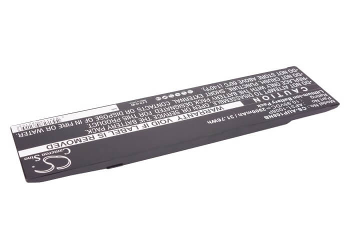 10.95V, 2900mAh, Li-Polymer Battery fits Asus, Eee Pc 1008, Eee Pc 1008kr, 31.755Wh