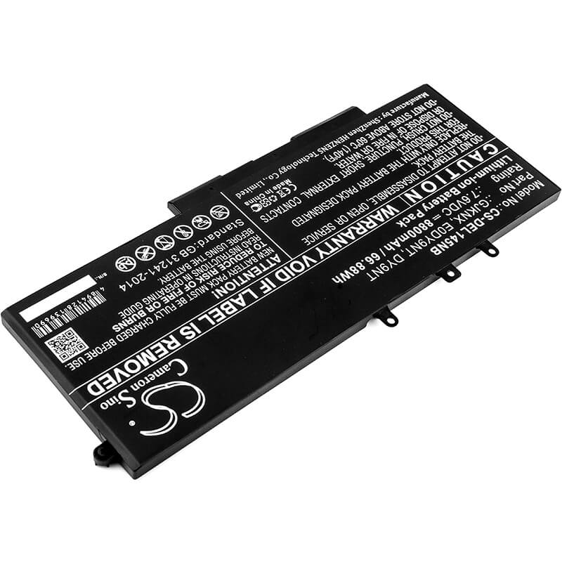 7.6V, 8800mAh, Li-ion Battery fits Dell, Latitude 14 5490, Latitude 14 5491, 66.88Wh