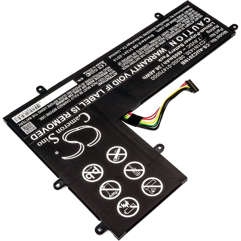 7.6V, 4800mAh, Li-Polymer Battery fits Asus, C201pa, C201pa_c-2a, 36.48Wh