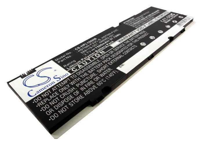 3.7V, 7500mAh, Li-Polymer Battery fits Hp, Airlife 100, 27.75Wh