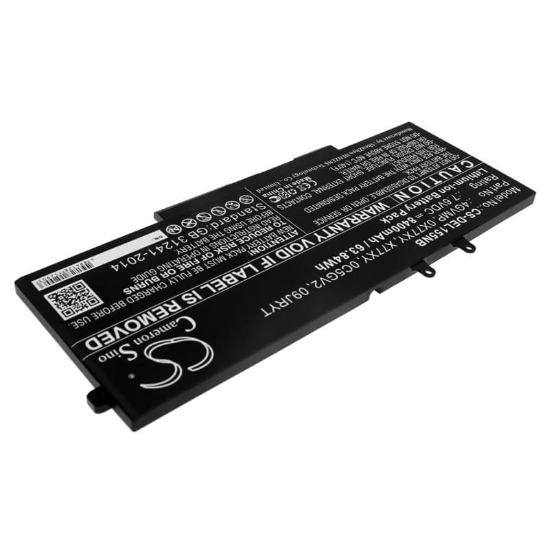 7.6V, 8400mAh, Li-ion Battery fits Dell, Latitude 14 5400, Latitude 14 5500, 63.84Wh