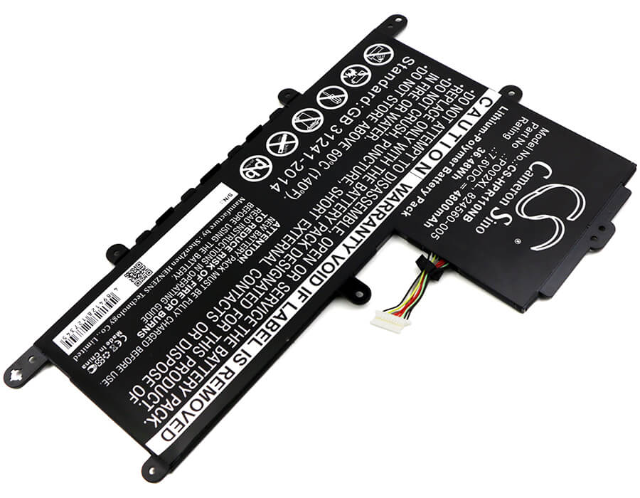 7.6V, 4800mAh, Li-Polymer Battery fits Hp, Stream 11 Pro G2, Stream 11 Pro G3, 36.48Wh