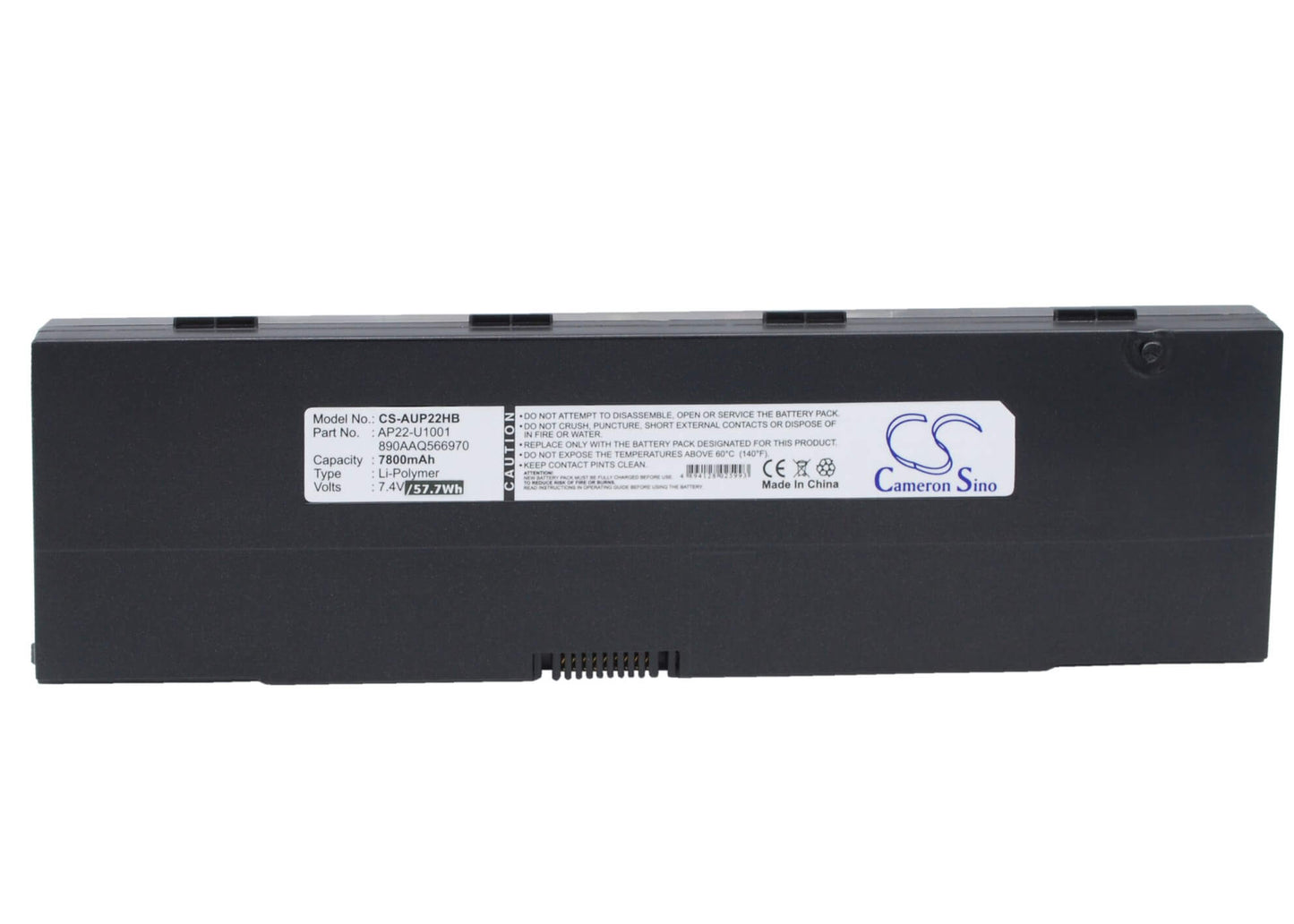 7.4V, 9800mAh, Li-Polymer Battery fits Asus, Eee Pc S101, Epcs101-bpn003x, 72.52Wh
