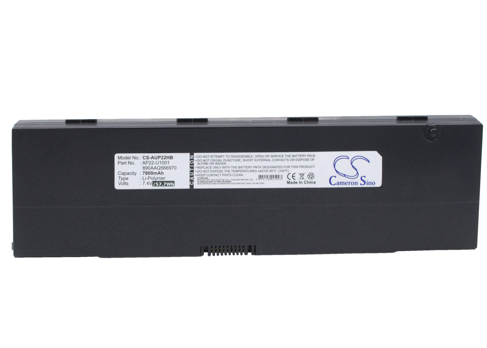 7.4V, 9800mAh, Li-Polymer Battery fits Asus, Eee Pc S101, Epcs101-bpn003x, 72.52Wh