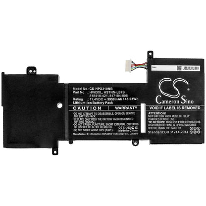 11.4V, 3950mAh, Li-ion Battery fits Hp, X360 310 G2, 45.03Wh