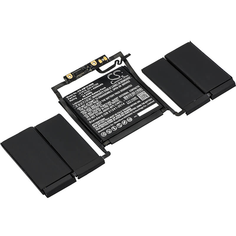 11.4V, 4300mAh, Li-Polymer Battery fits Apple, A1706, Emc 3071, 49.02Wh