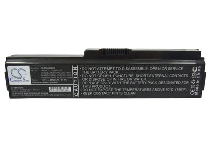 10.8V, 8800mAh, Li-ion Battery fits Toshiba, Equium U400, Equium U400-124, 95.04Wh