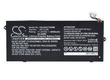11.25V, 3950mAh, Li-Polymer Battery fits Acer, Chromebook 11 C720, Chromebook 11 C720p, 44.4375Wh
