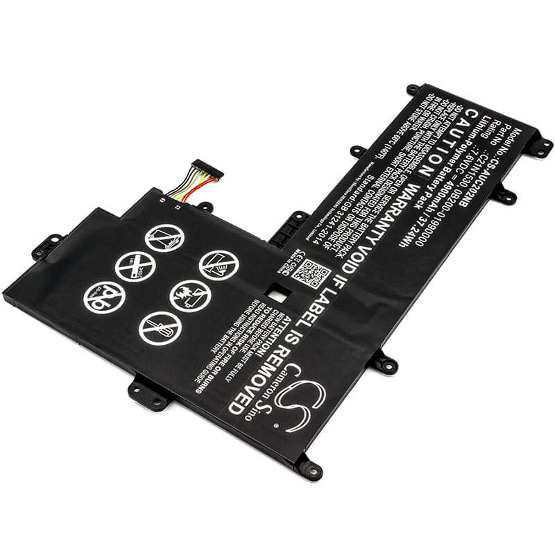 7.6V, 4900mAh, Li-Polymer Battery fits Asus, C202sa, C202sa-2a, 37.24Wh