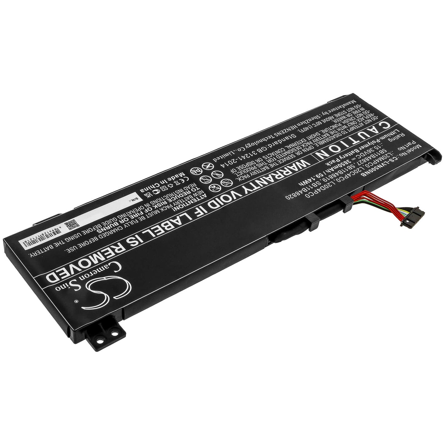 15.36V, 3850mAh, Li-Polymer Battery fits Lenovo, Ideapad Gaming 3-15ach6, Legion 5-15ach6, 59.136Wh