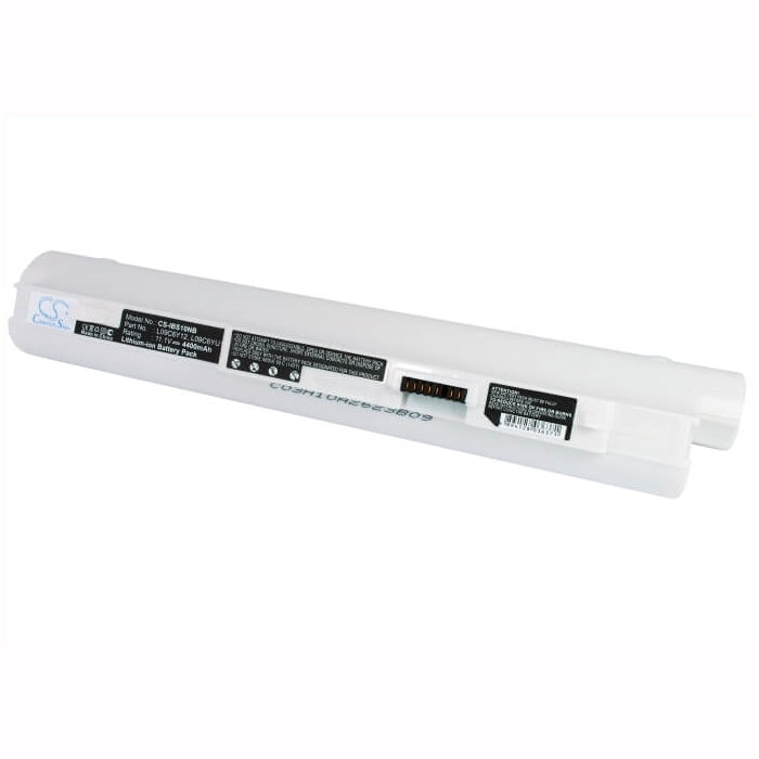 White, 11.1V, 4400mAh, Li-ion Battery fits Lenovo, Ideapad S10-2, Ideapad S10-2 20027, 48.84Wh