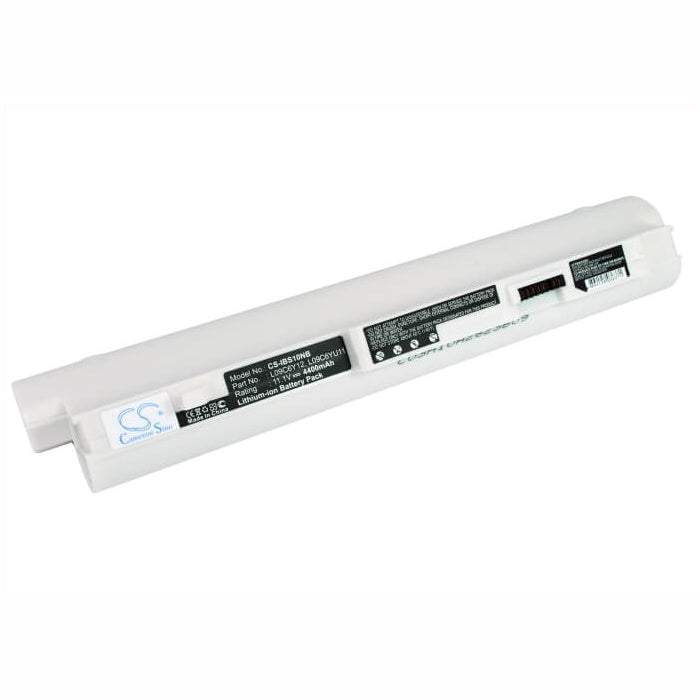 White, 11.1V, 4400mAh, Li-ion Battery fits Lenovo, Ideapad S10-2, Ideapad S10-2 20027, 48.84Wh