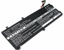 11.4V, 4600mAh, Li-Polymer Battery fits Dell, P56f002, P83f, 52.44Wh