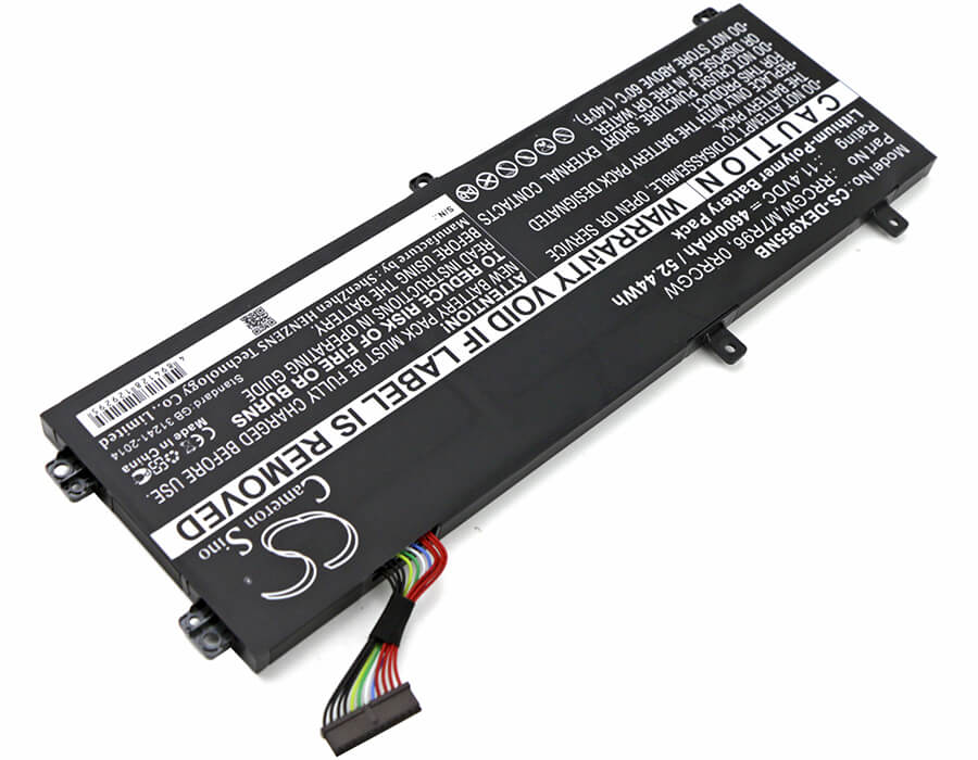 11.4V, 4600mAh, Li-Polymer Battery fits Dell, P56f002, P83f, 52.44Wh