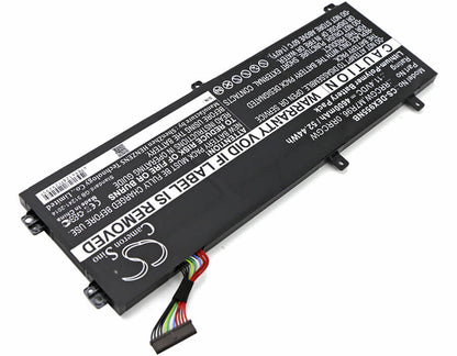 11.4V, 4600mAh, Li-Polymer Battery fits Dell, P56f002, P83f, 52.44Wh