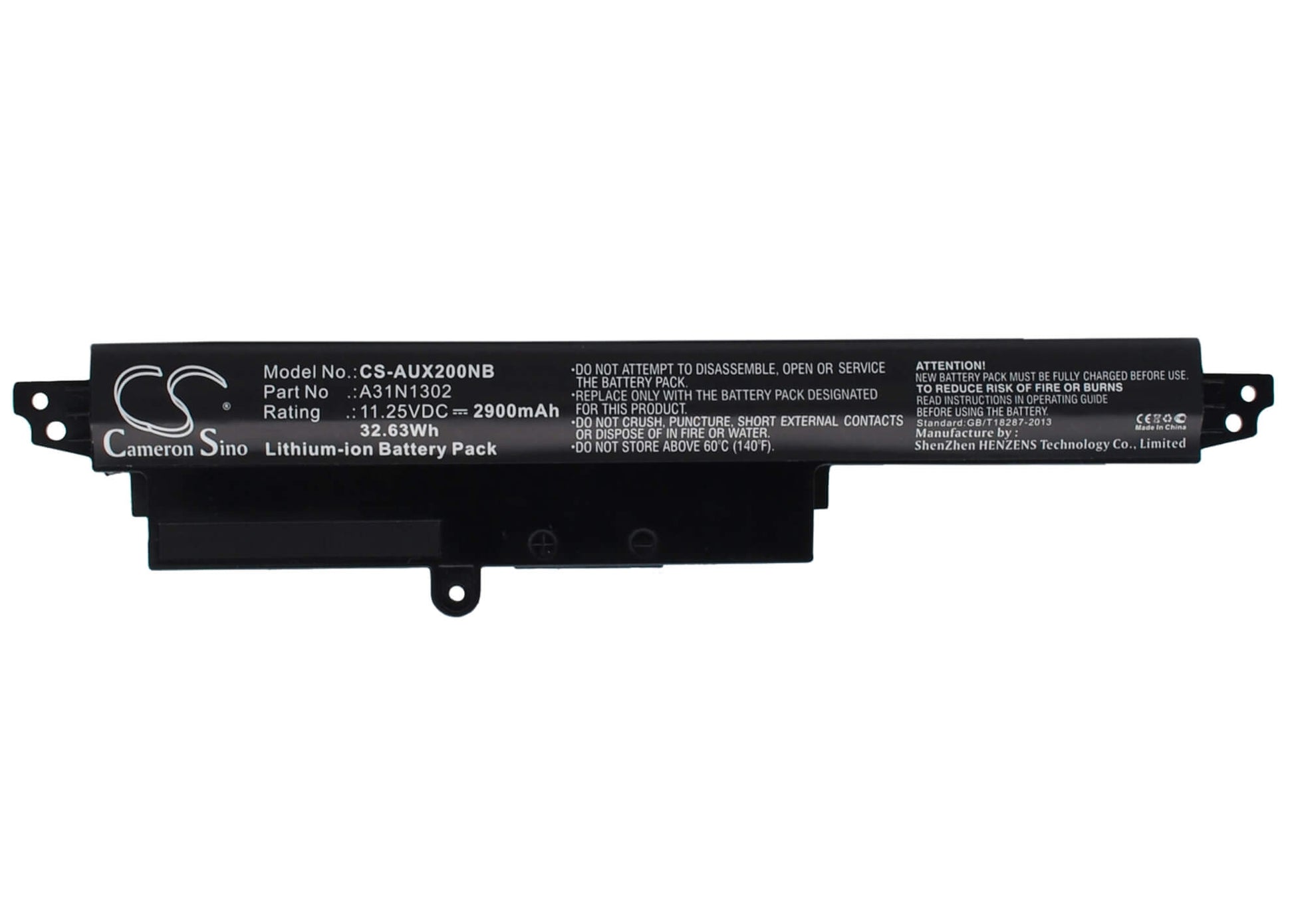11.25V, 2900mAh, Li-ion Battery fits Asus, 200ca-ct161h, Ar5b125, 32.625Wh