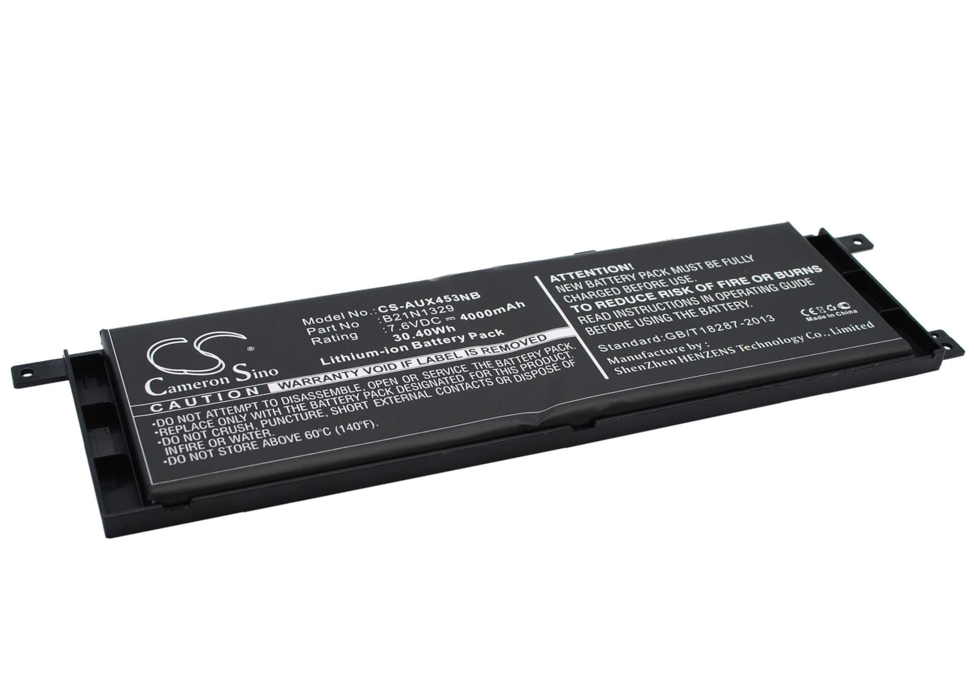 7.6V, 4000mAh, Li-ion Battery fits Asus, B06wwpxc3m, B076m3xcc9, 30.4Wh