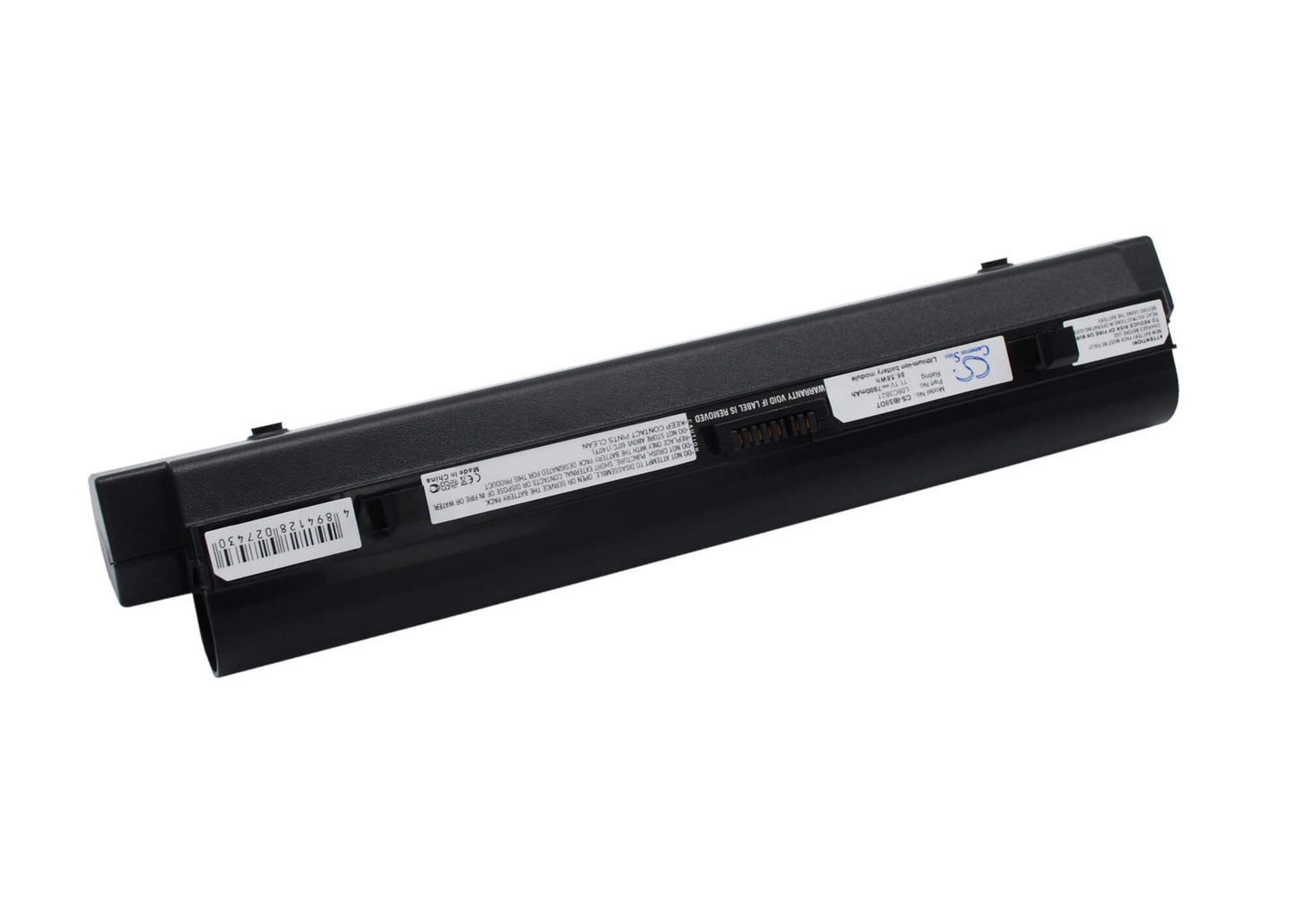 Black, 11.1V, 7800mAh, Li-ion Battery fits Lenovo, Ideapad S10, Ideapad S10 20015, 86.58Wh
