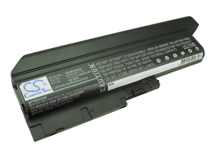 10.8V, 8800mAh, Li-ion Battery fits Ibm, Thinkpad R60, Thinkpad R60 9455, 95.04Wh
