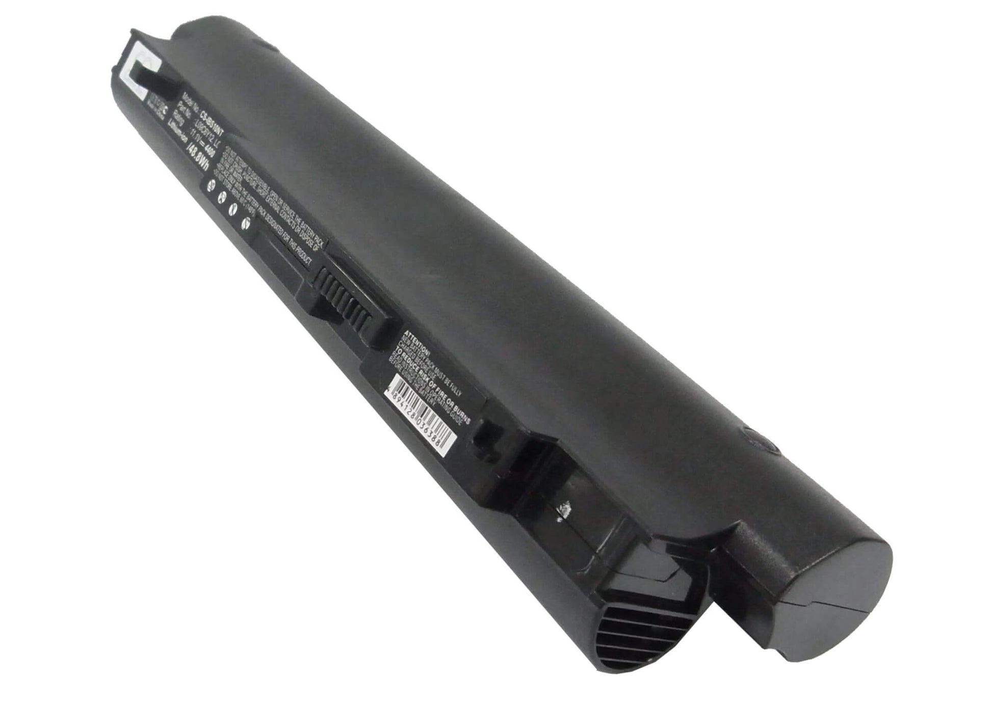 Black, 11.1V, 4400mAh, Li-ion Battery fits Lenovo, Ideapad S10-2, Ideapad S10-2 20027, 48.84Wh