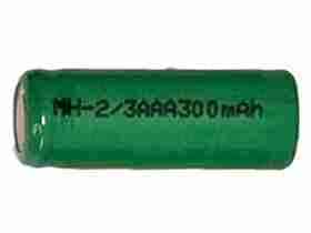 2/3 aaa 300 mah nimh battery - flat top