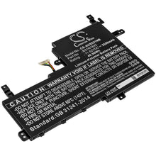 11.52V, 3550mAh, Li-Polymer Battery fits Asus, K531fa, K531fl, 40.896Wh