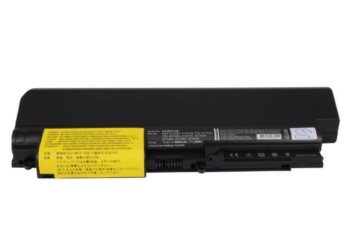 10.8V, 6600mAh, Li-ion Battery fits Ibm, Thinkpad R400, Thinkpad R400 7443, 71.28Wh