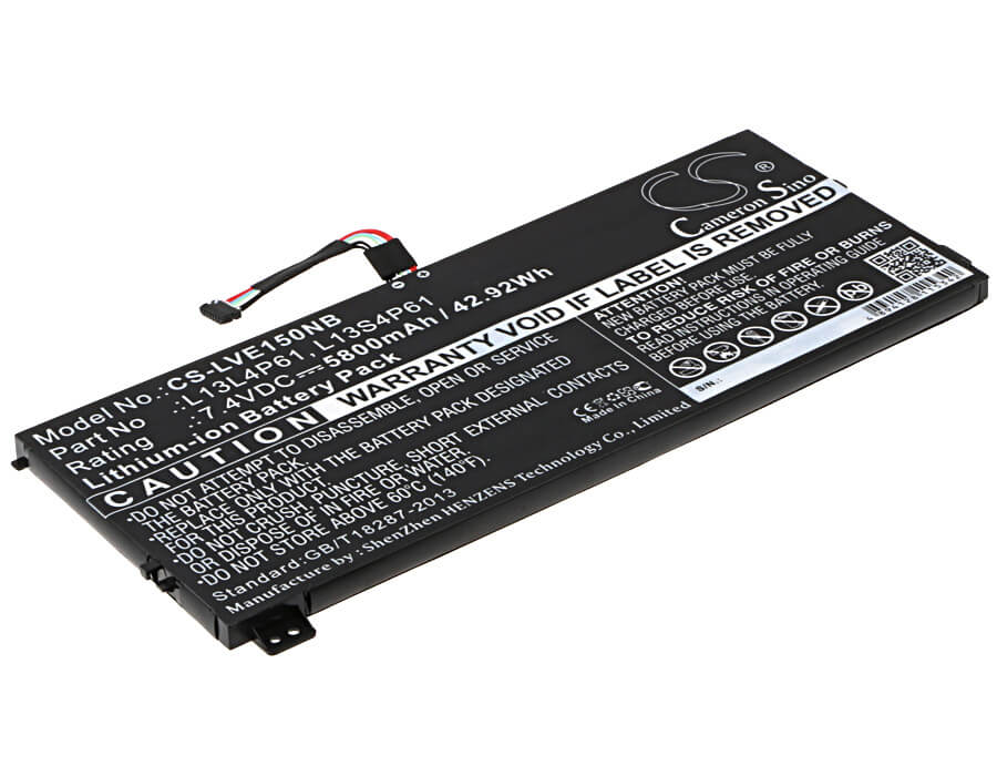 7.4V, 5800mAh, Li-ion Battery fits Lenovo, Edge 15, Edge 15 80h1, 42.92Wh