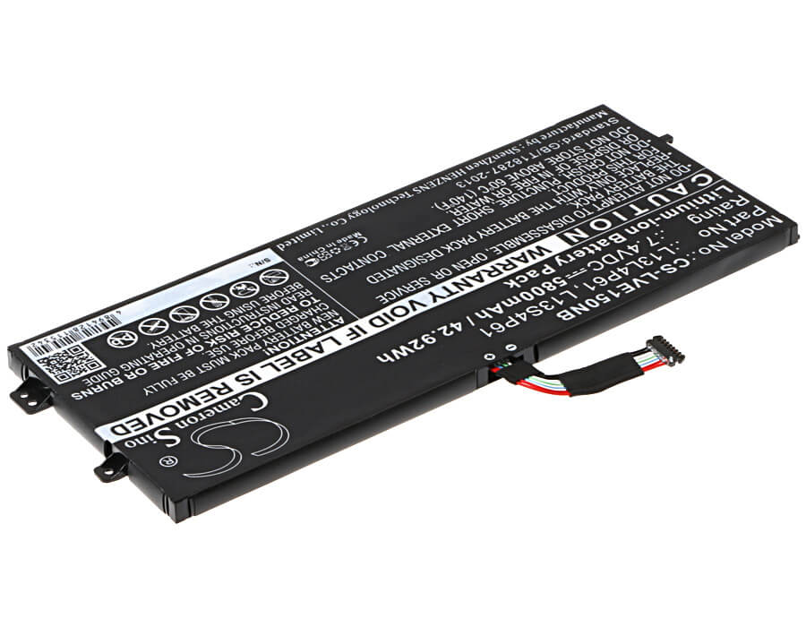 7.4V, 5800mAh, Li-ion Battery fits Lenovo, Edge 15, Edge 15 80h1, 42.92Wh