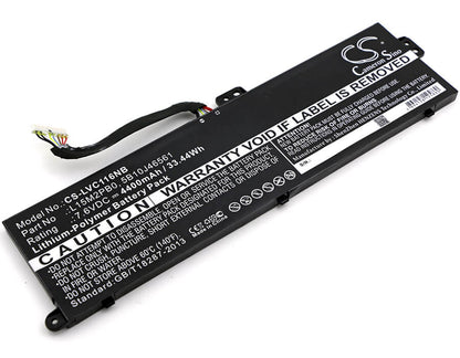 7.6V, 4400mAh, Li-Polymer Battery fits Lenovo, 100s-11iby, Chromebook 11.6, 33.44Wh