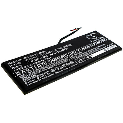 7.6V, 8000mAh, Li-ion Battery fits Terrans Force, Force S4, S4-1060, 60.8Wh