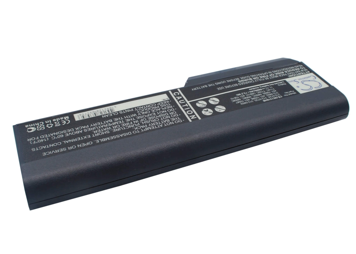 11.1V, 6600mAh, Li-ion Battery fits Dell, Vostro 1310, Vostro 1320, 73.26Wh