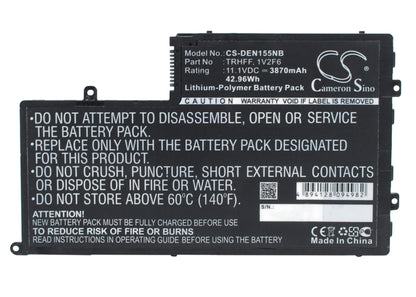 11.1V, 3870mAh, Li-ion Battery fits Dell, Ins14md-1328r, Ins14md-1328s, 42.957Wh