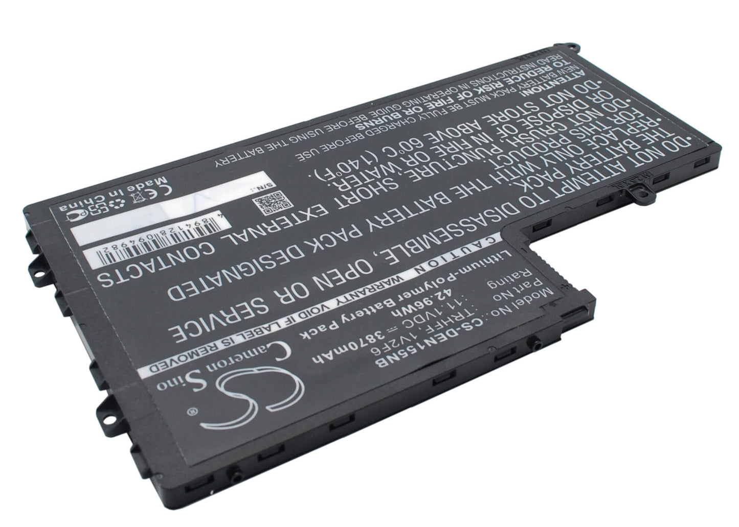 11.1V, 3870mAh, Li-ion Battery fits Dell, Ins14md-1328r, Ins14md-1328s, 42.957Wh