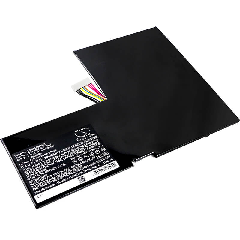 11.4V, 4100mAh, Li-Polymer Battery fits Msi, 16h2, 16h4, 46.74Wh