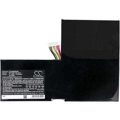 11.4V, 4100mAh, Li-Polymer Battery fits Msi, 16h2, 16h4, 46.74Wh
