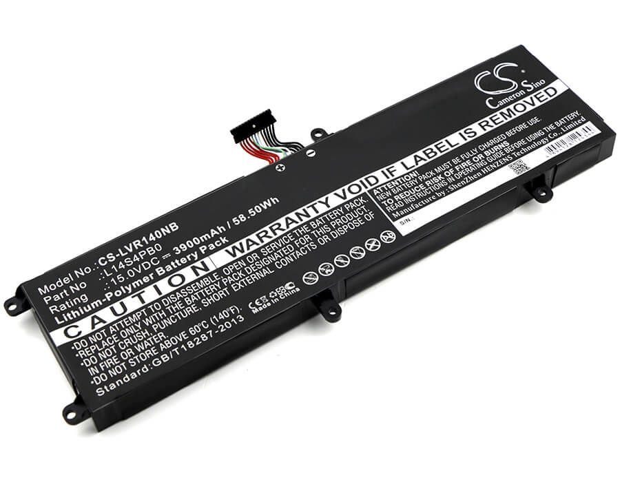 15.0V, 3900mAh, Li-Polymer Battery fits Lenovo, Rescuer 14-i5, Rescuer 14-i7, 58.5Wh