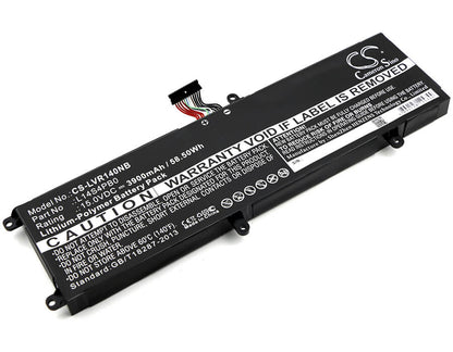 15.0V, 3900mAh, Li-Polymer Battery fits Lenovo, Rescuer 14-i5, Rescuer 14-i7, 58.5Wh