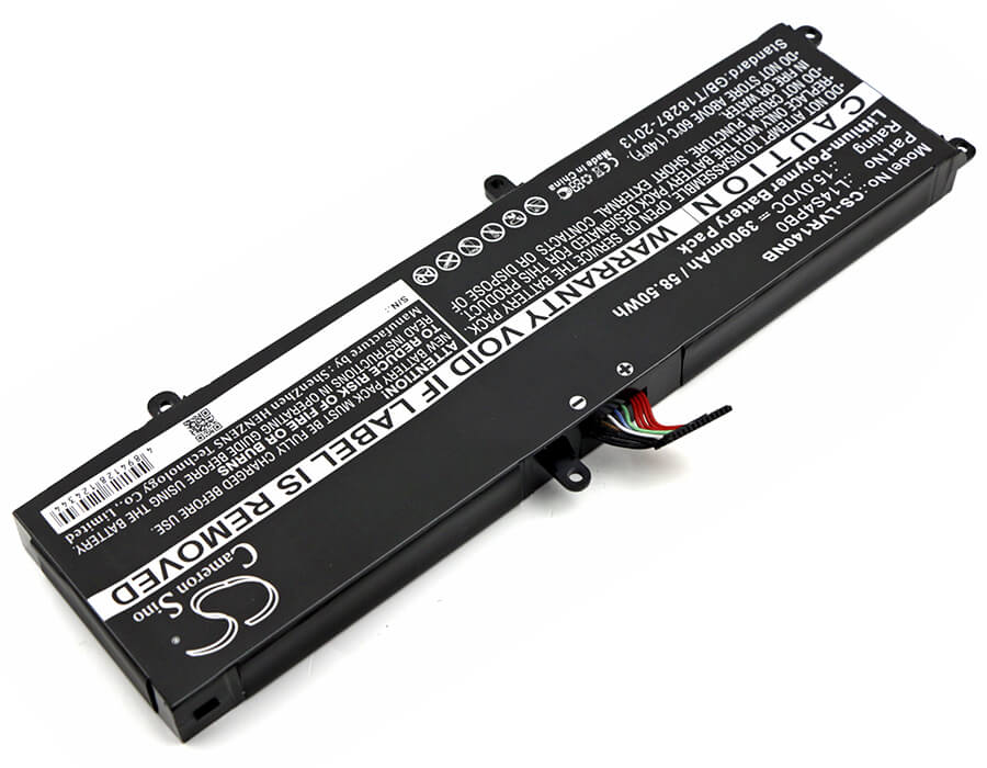15.0V, 3900mAh, Li-Polymer Battery fits Lenovo, Rescuer 14-i5, Rescuer 14-i7, 58.5Wh