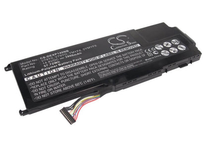 14.8V, 3900mAh, Li-Polymer Battery fits Dell, Xps 14z, Xps 14z Ultrabook, 57.72Wh