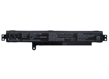 11.25V, 2940mAh, Li-ion Battery fits Asus, F102ba, F102ba-df030h, 33.075Wh