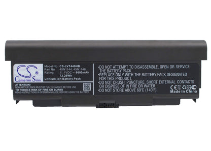 11.1V, 6600mAh, Li-ion Battery fits Lenovo, 20at0019cd, Thinkpad L440, 73.26Wh