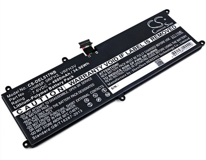 7.6V, 4600mAh, Li-Polymer Battery fits Dell, Latitude 11 5175, Latitude 11 5175 Tablet, 34.96Wh