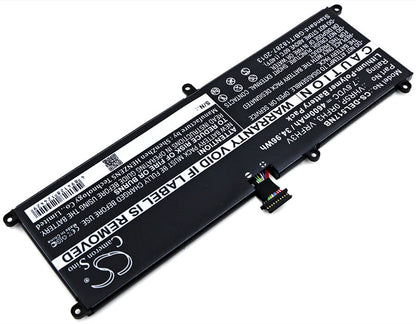 7.6V, 4600mAh, Li-Polymer Battery fits Dell, Latitude 11 5175, Latitude 11 5175 Tablet, 34.96Wh
